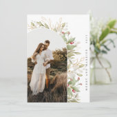 メリーと結婚したChristmas Berry photo Arch Holid シーズンカード (スタンド正面)