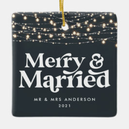 メリーと結婚の結婚した聖降誕祭の輝き セラミックオーナメント