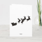 メリーと賛美クリスマスの水色 シーズンカード (裏面)