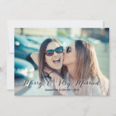 メリーと非常に結婚したカップル シーズンカード (正面)