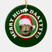 メリーなこぶ日のクリスマスツリーのオーナメント セラミックオーナメント (正面)