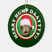 メリーなこぶ日のクリスマスツリーのオーナメント セラミックオーナメント (左)