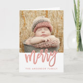 メリーなのどのばら色の金ゴールドホイル|の休日2の写真 シーズンカード (正面)