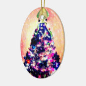 メリーなイカmasイカのクリスマスツリーのオーナメント セラミックオーナメント (左)