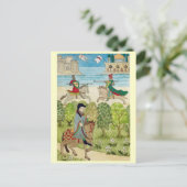 メリーなイギリスの生命、中世生命からの場面 シーズンポストカード (スタンド正面)