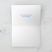 メリーなクリスマス好みの壮大な娘 シーズンカード (内部)