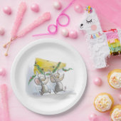 メリーなネズミMic及びMacの休日の紙皿 ペーパープレート (パーティー)