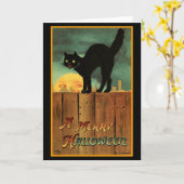 メリーなハロウィン カード (黄色い花)