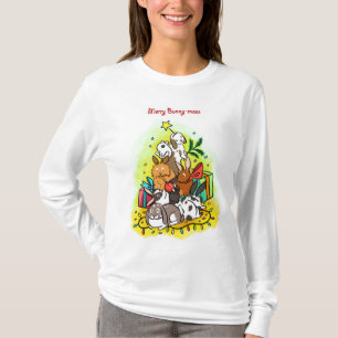 メリーなバニー固まり Tシャツ