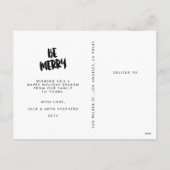 メリーなブラシの原稿の休日の写真の郵便はがきがあって下さい シーズンポストカード (裏面)