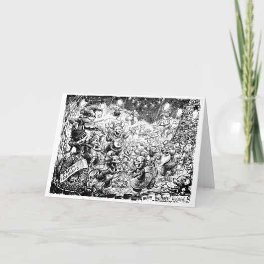 メリーなマウスのクリスマス シーズンカード (正面)