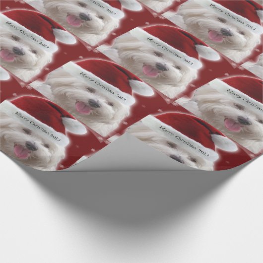メリーなマルタのクリスマスのギフト用包装紙 ラッピングペーパー (角)