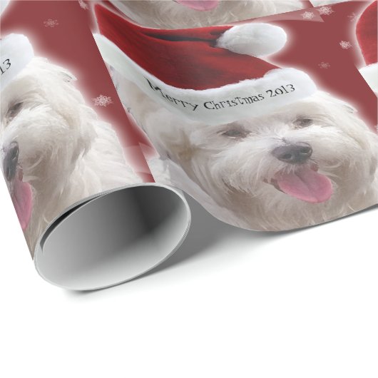 メリーなマルタのクリスマスのギフト用包装紙 ラッピングペーパー (ロールコーナー)