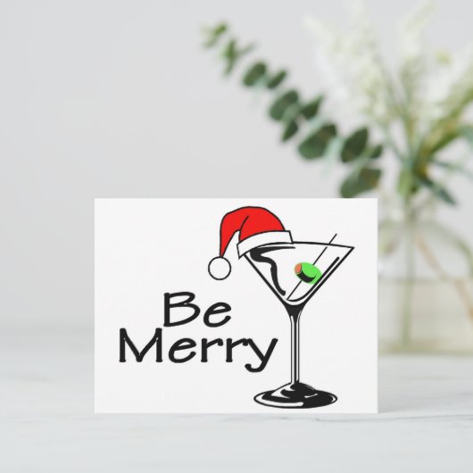 メリーなマルティーニがあって下さい シーズンポストカード (スタンド正面)