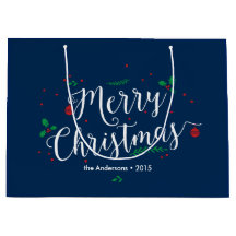 メリーなヤドリギの休日のギフトバッグ