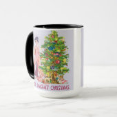 メリーな万歳のクリスマス マグカップ (正面左)