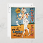 メリーな世界のヴィンテージの劇場ポスター シーズンポストカード (正面/裏面)