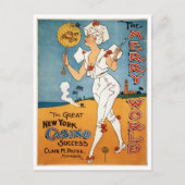 メリーな世界のヴィンテージの劇場ポスター シーズンポストカード (正面)