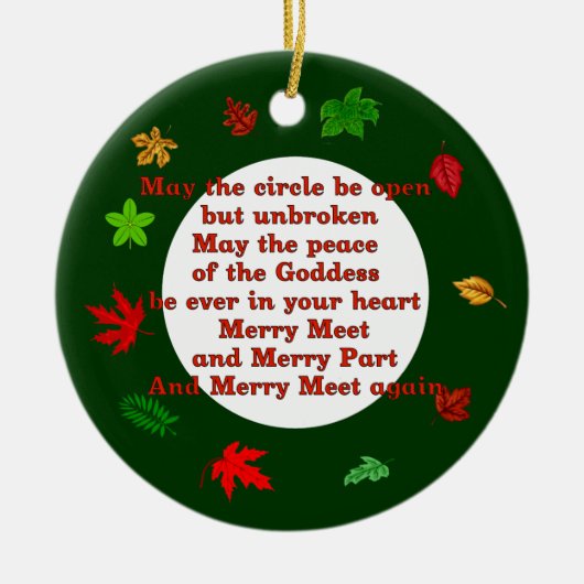 メリーな大会 セラミックオーナメント (正面)