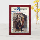 メリーな寡婦 カード (黄色い花)