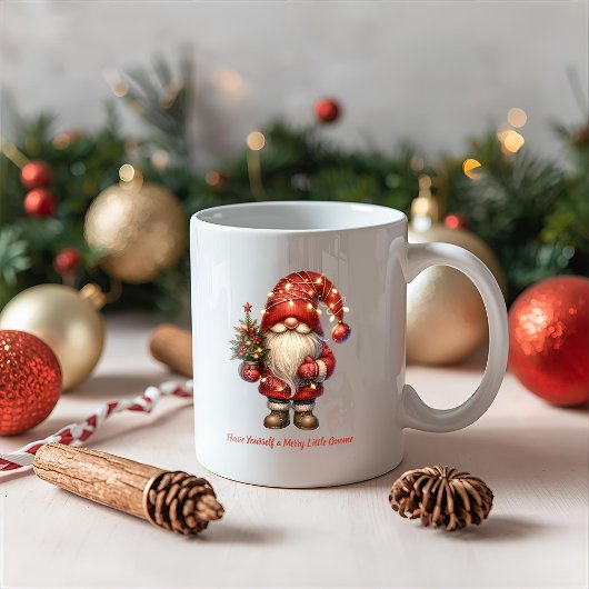 メリーな小人のクリスマスをお過ごしください コーヒーマグカップ