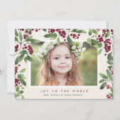 メリーな小枝|の休日の写真カード シーズンカード (正面)