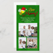 メリーな蜂かわいい《昆虫》マルハナバチの休日 シーズンカード (正面/裏面)