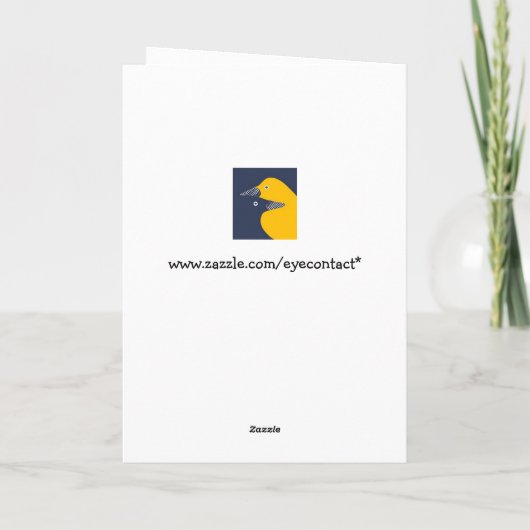 メリーな雌鶏のクリスマスのリースカード シーズンカード (裏面)