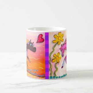 メリーな馬のマグ#4 コーヒーマグカップ