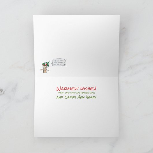 メリーなChrisMUSHのクリスマスのきのこの漫画 シーズンカード (内部)