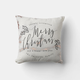メリーなCHRISTMAS-MARBLE クッション