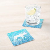 メリーなChristmoose スクエアペーパーコースター (インサイチュ)