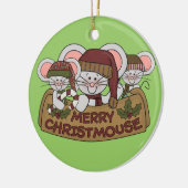 メリーなChristmouse セラミックオーナメント (左)