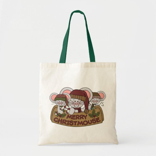 メリーなChristmouse トートバッグ (正面)