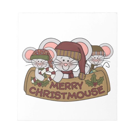 メリーなChristmouse ノートパッド (正面)