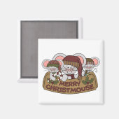 メリーなChristmouse マグネット (正面/裏面)
