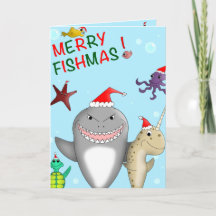 メリーなFishmasのクリスマスカード