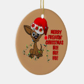 メリーなFreakinのクリスマスの兄弟 セラミックオーナメント (右)
