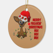 メリーなFreakinのクリスマスの兄弟 セラミックオーナメント (左)