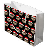 メリーなSlothmasの怠惰のクリスマスのギフトバッグ ラージペーパーバッグ (裏面アングル)