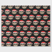 メリーなSlothmasの怠惰のクリスマスのクリスマスの包装紙 ラッピングペーパー (フラット)