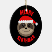 メリーなSlothmasの怠惰のクリスマスのクリスマスツリーのオーナメント セラミックオーナメント (右)