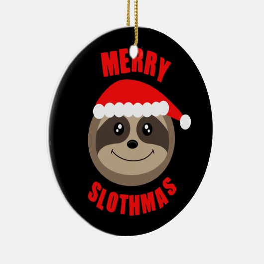 メリーなSlothmasの怠惰のクリスマスのクリスマスツリーのオーナメント セラミックオーナメント (右)