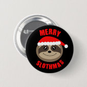 メリーなSlothmasの怠惰のクリスマスのバッジボタンPin 缶バッジ (正面&裏面)