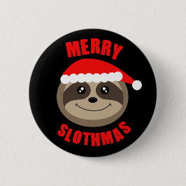 メリーなSlothmasの怠惰のクリスマスのバッジボタンPin 缶バッジ