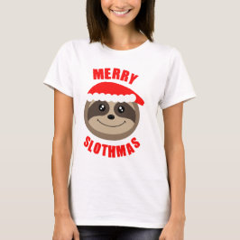 メリーなSlothmasの怠惰のクリスマスのTシャツ Tシャツ