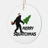 メリーなSquatchmas セラミックオーナメント (左)
