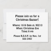 メリーなSquatchmas 招待状 (裏面)