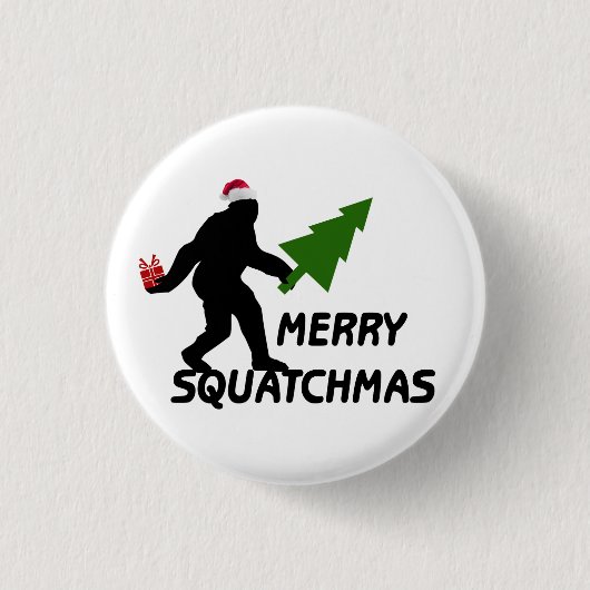 メリーなSquatchmas 缶バッジ (正面)