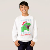 "メリーなTレックスMas"のクリスマスのフェスティバルの恐竜 (正面フル)